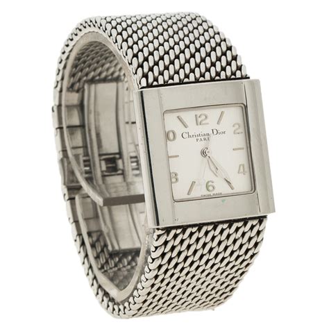 dior watch silver|Dior watch for women.